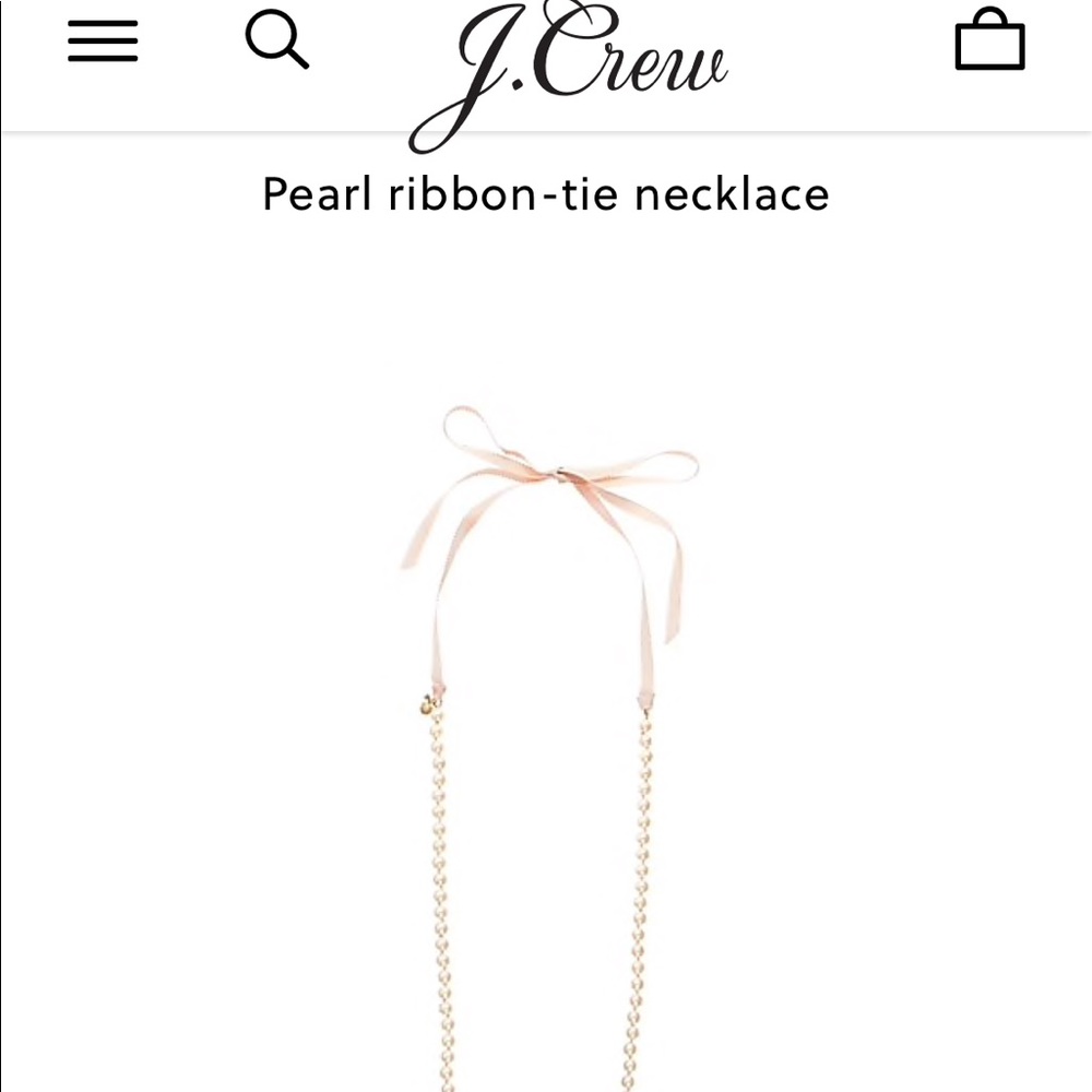 Jcrew imitation pearl necklace